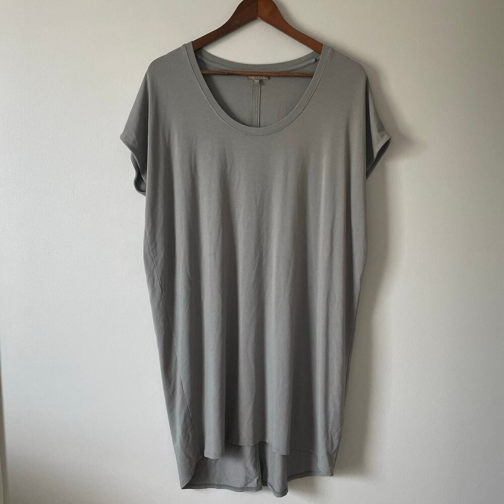 Lilla P slate grey dress short knee length lightweight sz L